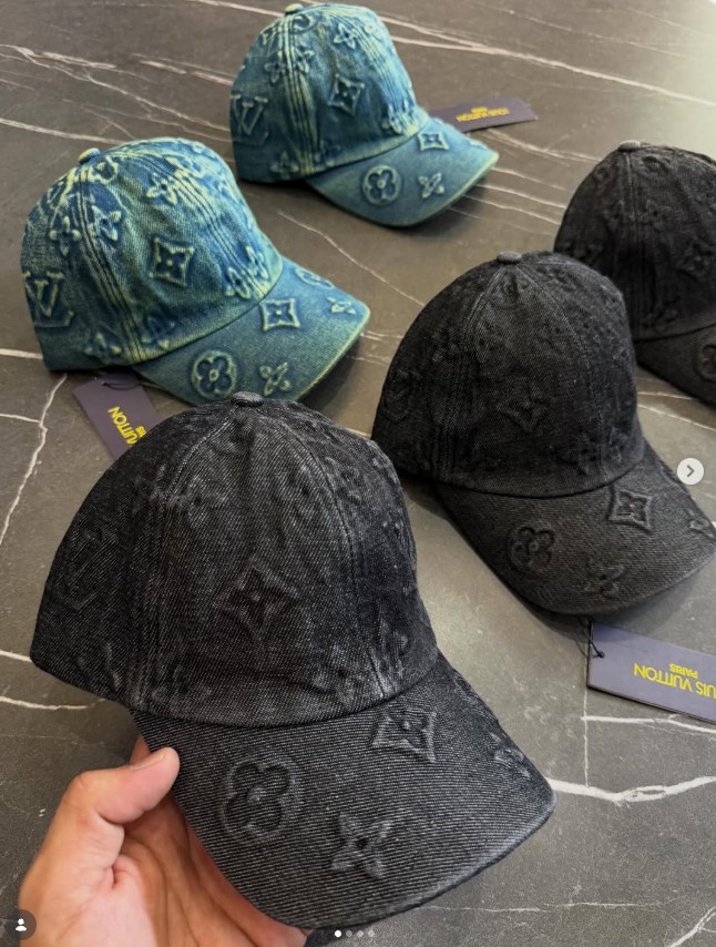 Boné Monogram Denim